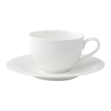 Villeroy & Boch - New Cottage Basic - filiżanka do kawy ze spodkiem - pojemność: 0,25 l