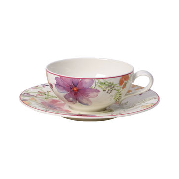 Villeroy & Boch - Mariefleur Tea - filiżanka do herbaty ze spodkiem - pojemność: 0,24 l