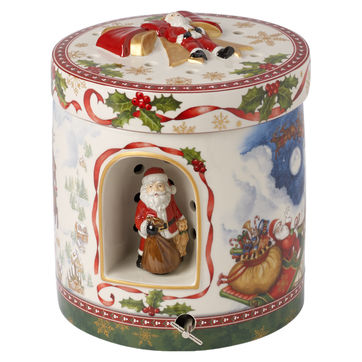 Villeroy & Boch - Christmas Toys - pudełko-lampion z pozytywką - wysokość: 21 cm