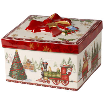 Villeroy & Boch - Christmas Toys - porcelanowe pudełko - wysokość: 13 cm