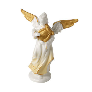 Villeroy & Boch - Christmas Angels - figurka - anioł z harfą - wysokość: 13,2 cm