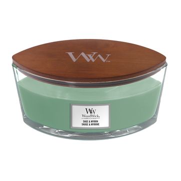 WoodWick - Sage & Myrrh - świeca zapachowa - mirra i bergamotka - czas palenia: do 40 godzin