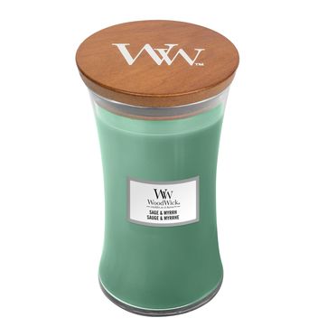 WoodWick - Sage & Myrrh - świeca zapachowa - mirra i bergamotka - czas palenia: do 120 godzin