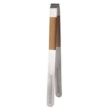 Sagaform - BBQ - szczypce do grilla z drewnianym uchwytem - długość: 35 cm