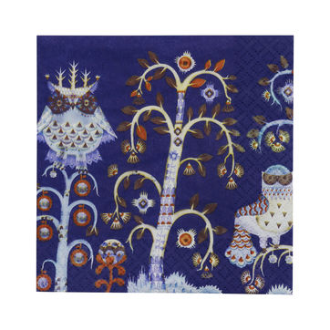 Iittala - Taika Blue - serwetki papierowe - wymiary: 33 x 33 cm