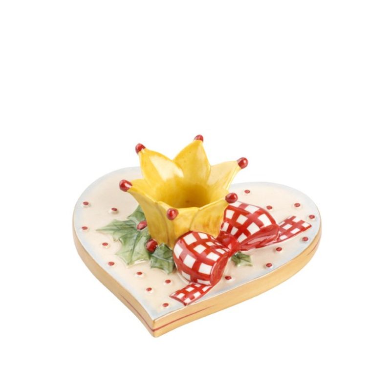 Villeroy & Boch - Winter Bakery Decoration - świecznik serce - wymiary: 11 x 11,5 cm