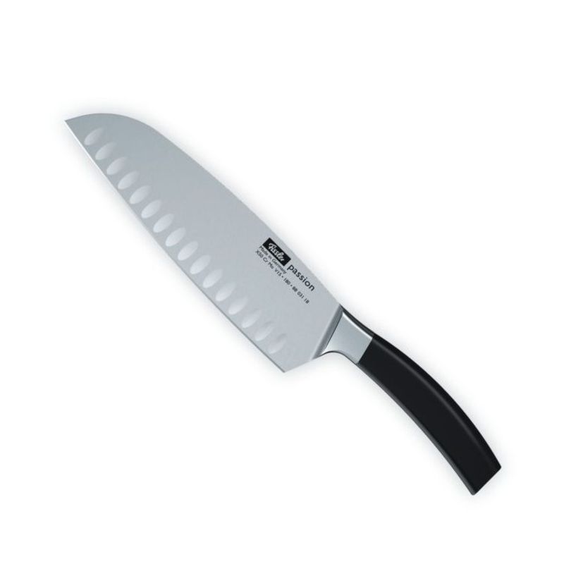 Fissler - Passion - nóż Santoku z rowkami - długość: 18 cm