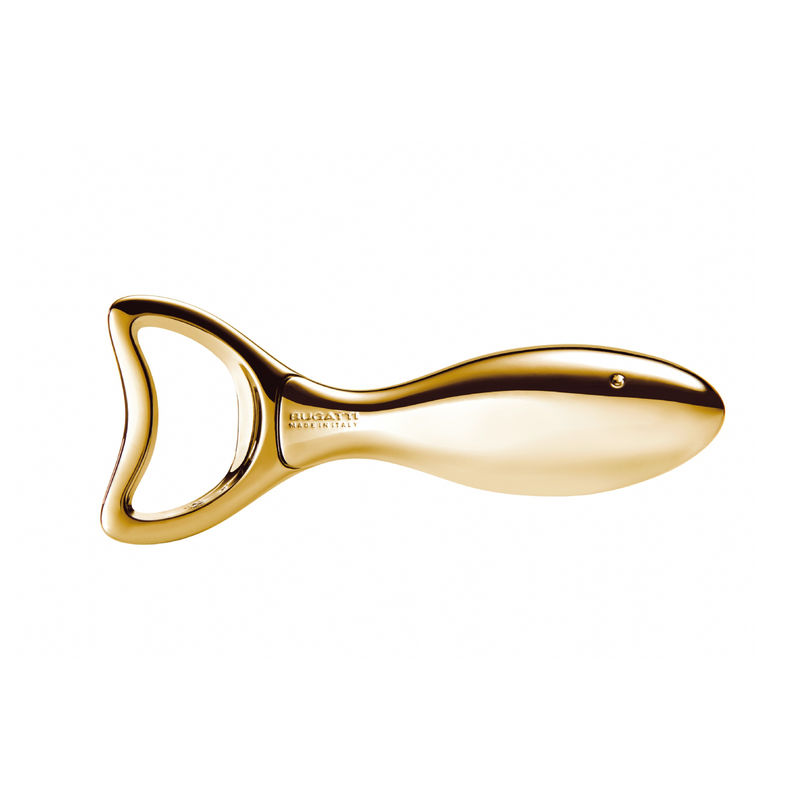Bugatti - Lino Gold - otwieracz do butelek - pokryty 24-karatowym złotem