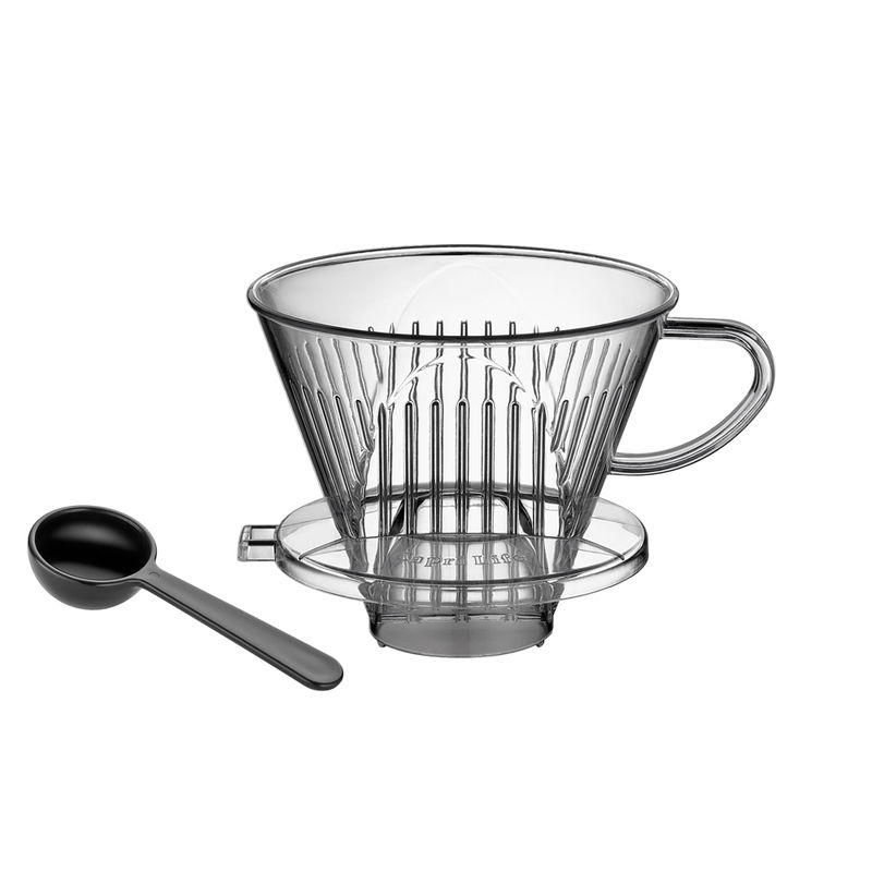 Cilio - akrylowy filtr do kawy na 4 filiżanki - średnica: 13,5 cm