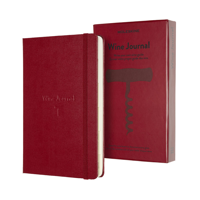 Moleskine - Wine Journal - notatnik - wino - wymiary: 13 x 21 cm; 400 stron
