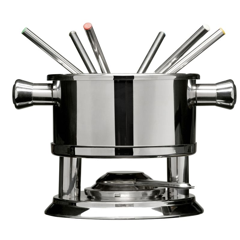 Sagaform - Bar - zestaw do fondue dla 6 osób - wysokość: 15,5 cm