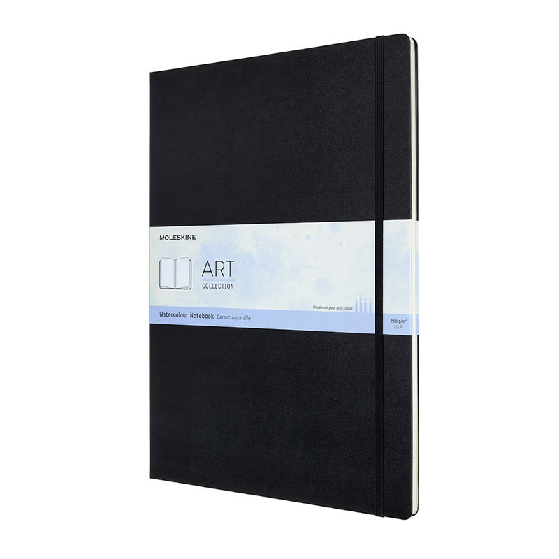 Moleskine - Watercolor Notebook - notatnik do akwareli - 60 stron; wymiary: 29,7 x 42 cm (A3)