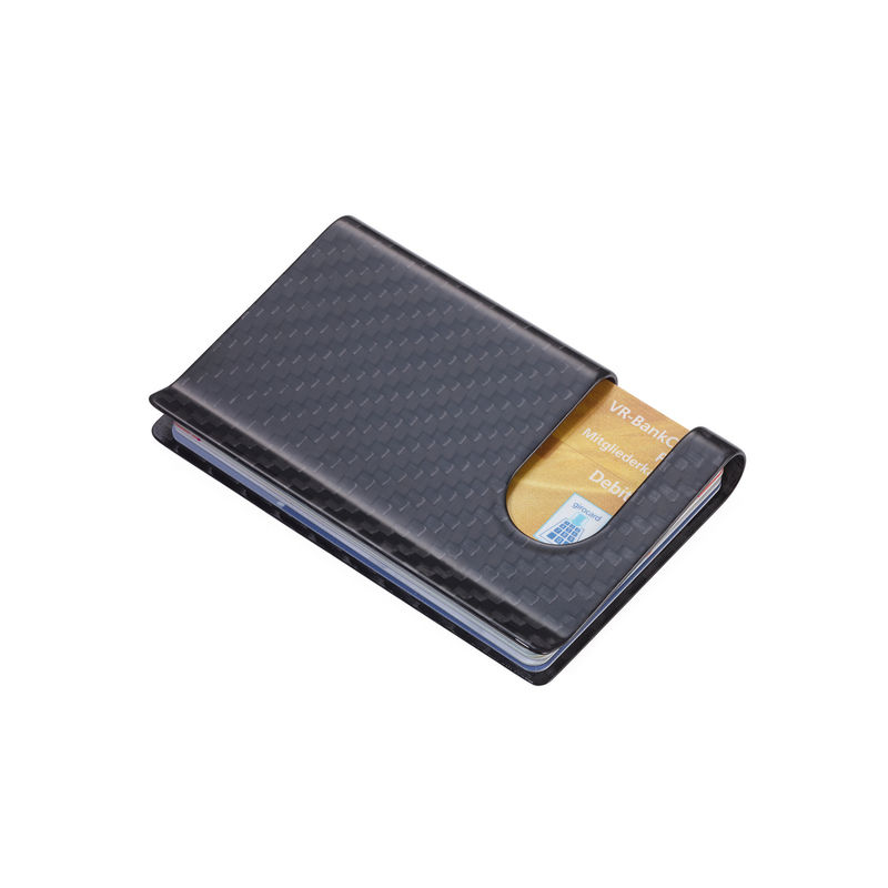 Troika - Carbon Case - etui na karty kredytowe - wymiary: 9 x 5,5 cm
