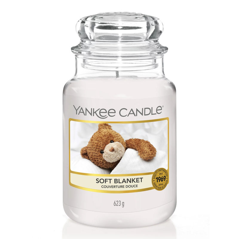 Yankee Candle - Soft Blanket - świeca zapachowa - wanilia i cytrusy - czas palenia: do 150 godzin