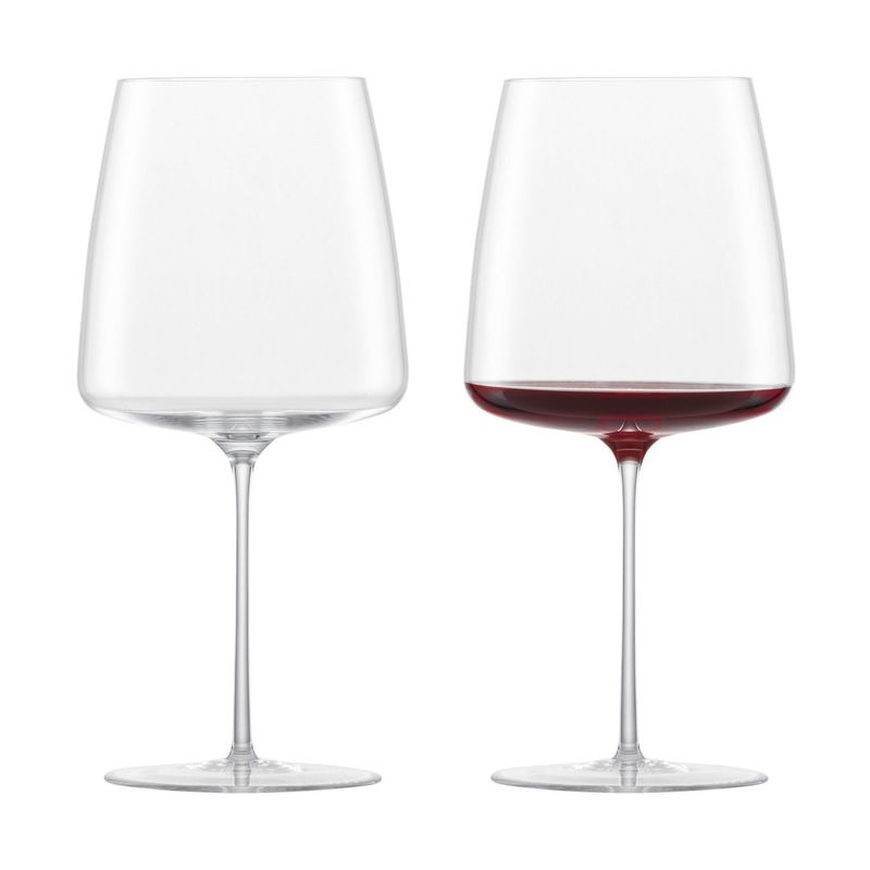 Zwiesel Glas - Simplify - 2 kieliszki do wina - pojemność: 0,74 l; do win aksamitnych i bogatych