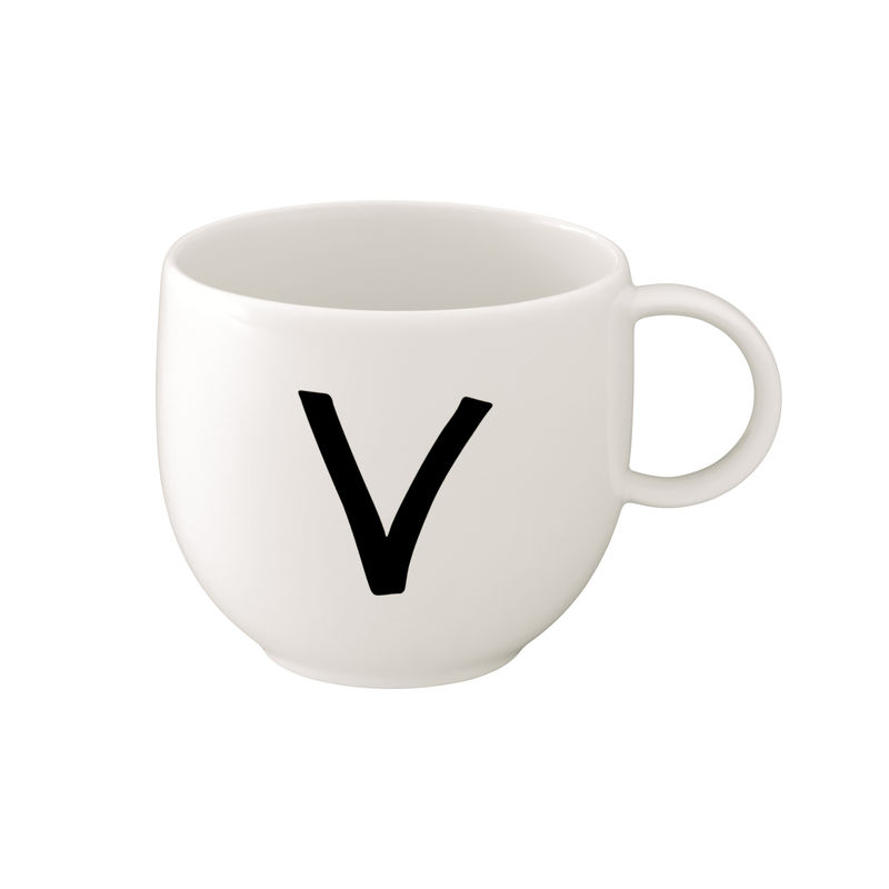 Villeroy & Boch - Letters - kubek - litera V - pojemność: 0,4 l