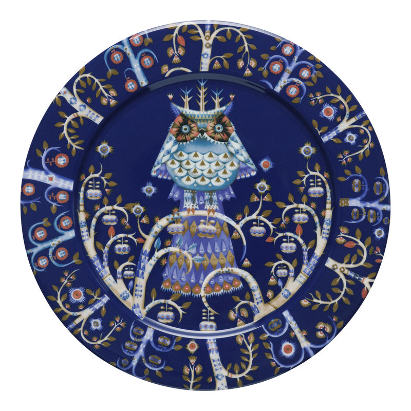 Iittala - Taika Blue - talerz płaski - średnica: 27 cm
