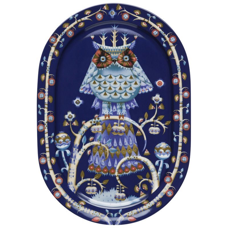 Iittala - Taika Blue - półmisek owalny - wymiary: 41 x 28,5 cm