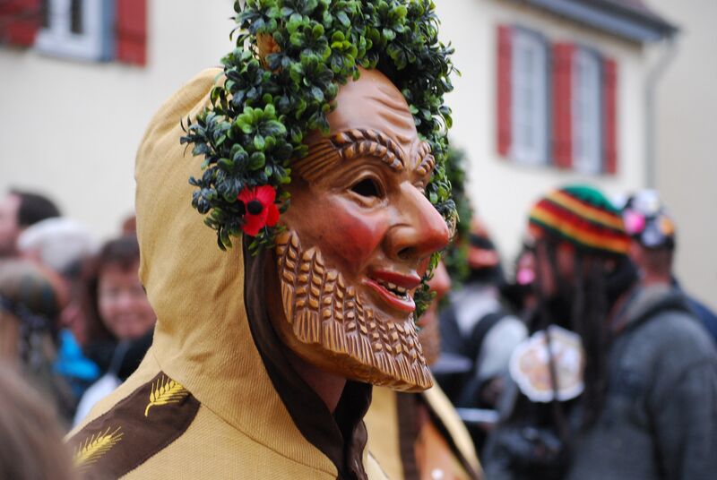 karnawałowe tradycje - karnawałowa maska w Danii